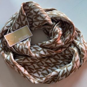 NEW Michael Kors logo infinity loop scarf (fall 2015 limited edition)